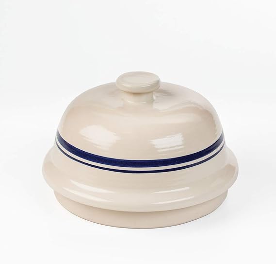 Ohio Stoneware Dominion Artisan Dome Bread Baking Pan with Lid