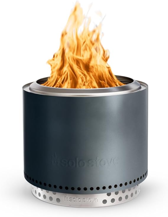 Solo Stove Bonfire w/Stand | 19.5" Smokeless Wood Fire Pit, Gunmetal