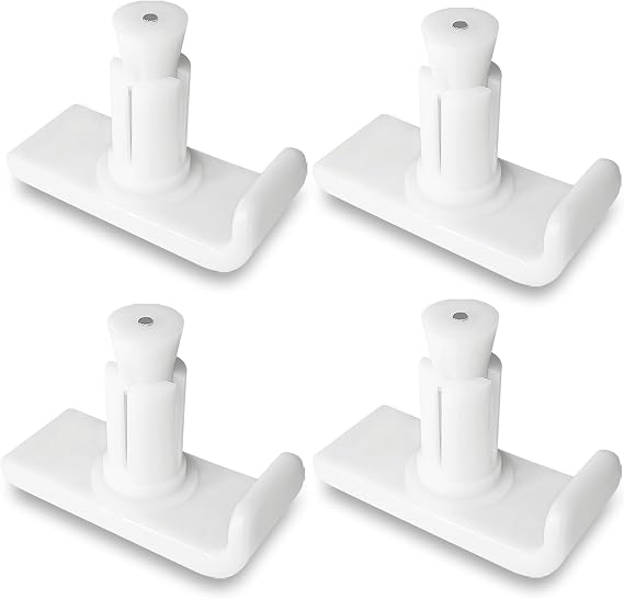 Walker Ski Glides, Universal Fit 1" to 1 1/8" Tubing Diameter Walker