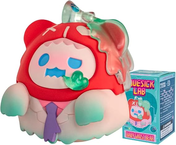 BEEMAI Ghost Bear Lovesick Lab Series 3PC (No Repeat) Random Design Cute Figures Desktop Ornament Collectible Toys Birthday Gifts