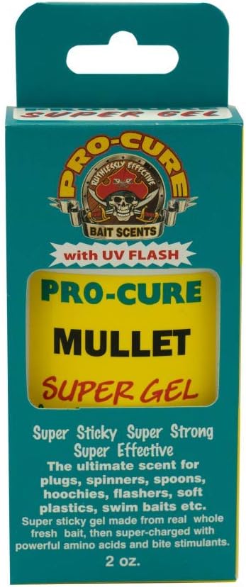 Pro-Cure Mullet Super Gel, 2 Ounce | Mullet is a staple for saltwater anglers around the globe.