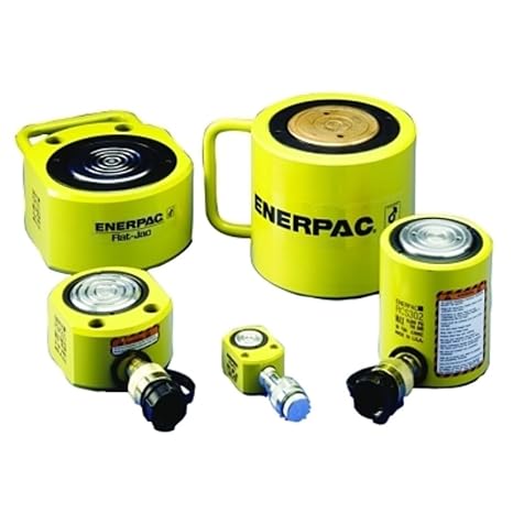 Enerpac RCS-101 Single-Acting Low-Height Hydraulic Cylinder with 10 Ton Capacity, Single Port, 1.5" Stroke Length