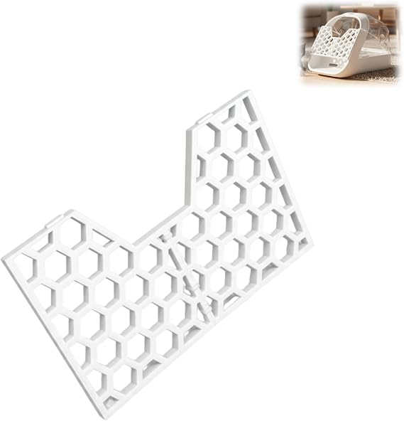 Anti-Theft Shield Attachment for SureFeed Microchip Pet Feeders, Prevents Small Pets from Food Stealing, Easy Flip-Up Design, Stable Zip-Tie Installation