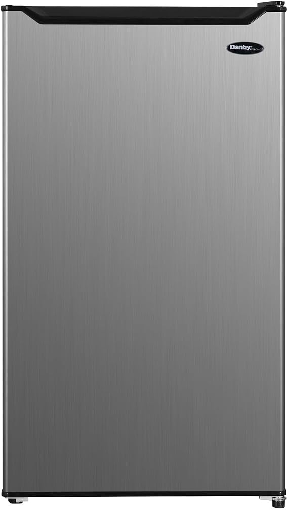 Danby DAR032B2SLM 3.2 cu. ft. Compact Refrigerator - Stainless Steel