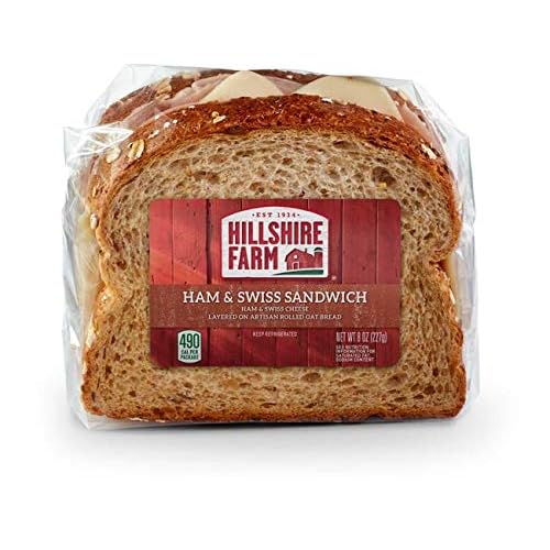 Hillshire Farm Ham and Swiss Sandwich, 0.5 Pound -- 10 per case