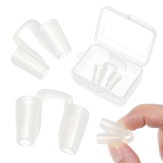 Didiseaon 2Pcs Silicone Nostril Retainer for Nose Surgery Recovery Nasal Support Fixator Post Rhinoplasty Nose Guard Preventing Deformation