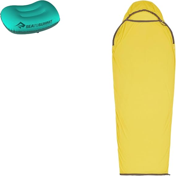 Sea to Summit Sleep System: Aeros Ultralight Pillow and Reactor Sleeping Bag Liner