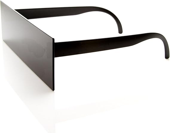 zeroUV Internet Censorship One-Piece Black Bar Novelty Sunglasses