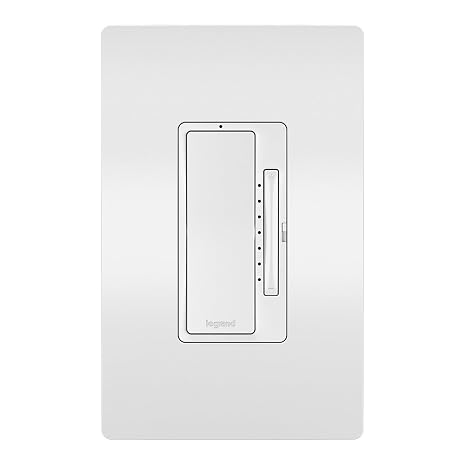 Legrand Radiant with Netatmo Smart Rocker Dimmer Switch, White 1 Pack | Compatible with Alexa, Google Assistant & Apple HomeKit, Rocker, Gateway Required, Ultra-Reliable Mesh Wi-Fi, Save Energy