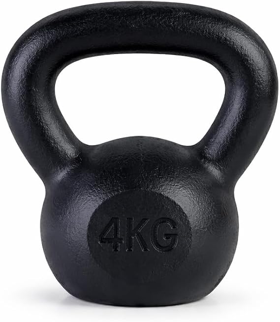 Vinyl Kettle bell Weight Set Exercise Home Gym Fitness Workout 4-20kg |Vinyl & Cast Iron Kettle bells Correct Shape And Size | Home And Gym Fitness Workout
