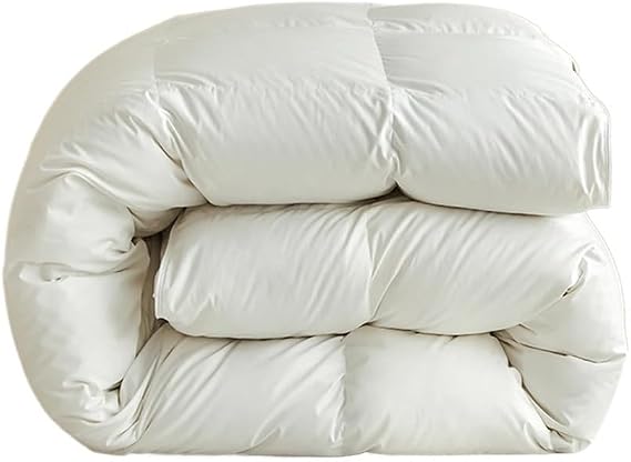 Goose Down Comforter Quilt Filler 3D Bread Fluffy Duvet Winter Sleeping Blanket Cotton Shell