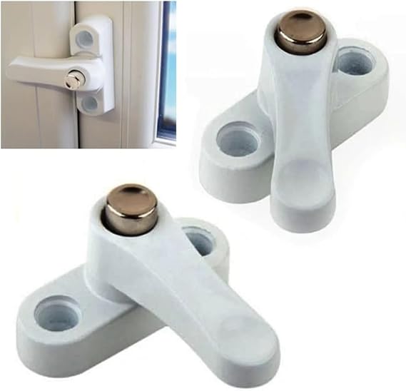 Bijutek Pvc Kapı ve Pencere Çocuk Emniyet Güvenlik Kilidi Düğmeli Metal - Pimapen Kilidi - 1 Adet