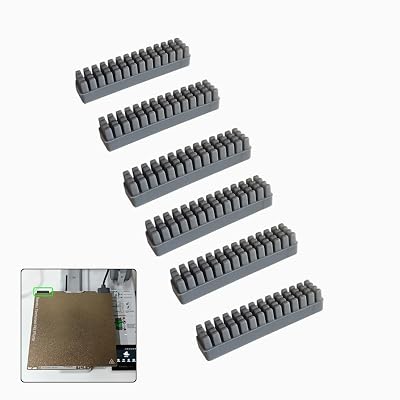 3D Printer Silicone Nozzle Wiper for Bambu Lab A1 Mini Silicone Nozzle Brush Replacement Cleaning Tool Compatible with Bambulab A1mini 3D Printer Nozzle Cleaning Kit 6pcs NOT for Bambu A1