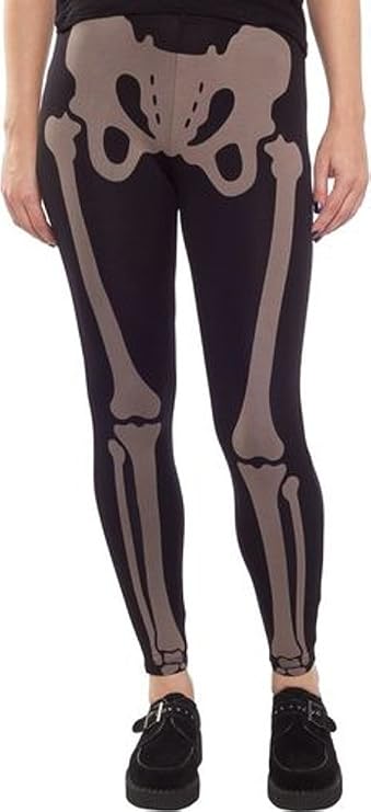 Black Them Bones Leggings from Sourpuss Clothing