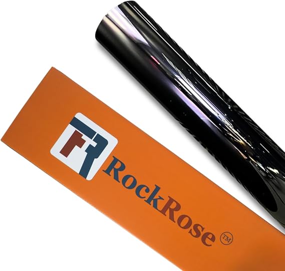 RockRose 5% Air Nano Ceramic Car Window Tint 20 IN x 5FT 2PLY Charcoal Privacy Film Heat, UV 99%, and IRR 93% to 95% for Auto or Home Adhesive Film Easy Shrink, Plotter Friendly