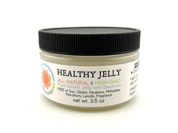 Healthy Jelly - Natural Plant Based Non-petroleum Jelly 3.5 oz