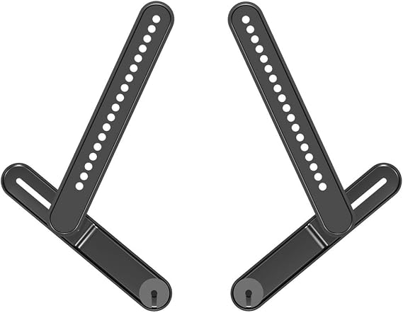 Sanus Soundbar Mount for Most Soundbars up to 15 lbs - Features Simple Install and Tool-Free Adjustments - Compatible with Most TVs and Mounts - SOA-SBM1
