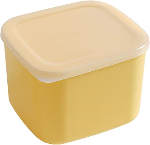 TOPINCN Plastic Cheese Storage Container with Airtight Lid, Food Storage Box for Fridge, Large Capacity Container for Vegetables Fruits and Cheese (L)
