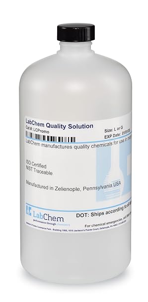 LabChem LC242502 Sodium Hydroxide Reagent, 0.05N (0.05M), 1 L Volume