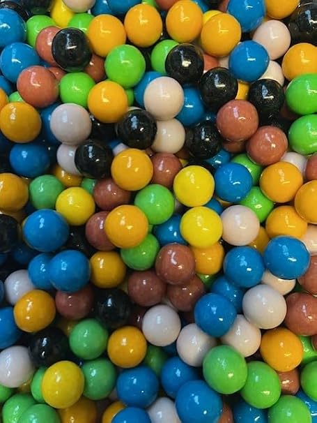 Mega Shiny Assorted Fruit Flavour Gumballs Gum Balls Bubblegum Machine Refills (500g)