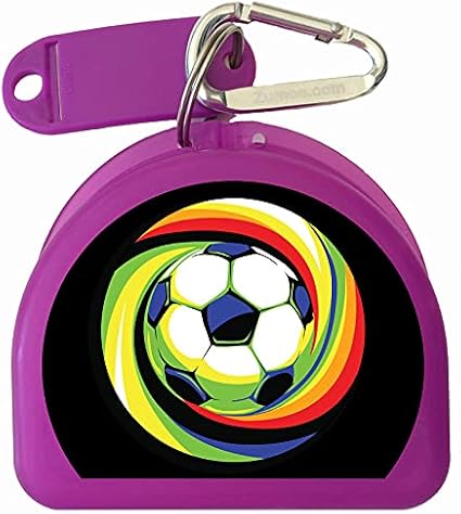 Soccer Mouth Guard case, Mouthguard case, Retainer Case - Soccer Power Ball