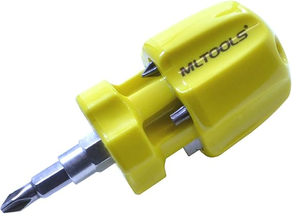 MLTOOLS Stubby Multi-bit Screwdriver Set SS302 Made in Canada