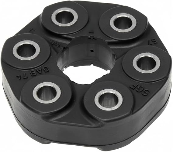 KarParts360 For Chevy Corvette 2001-2013 Driveshaft Flex Coupler | Rubber, Steel | Black | Bolts Attachment | 10 Bolt Hole Size | Replacement For 26111227410, 88894026