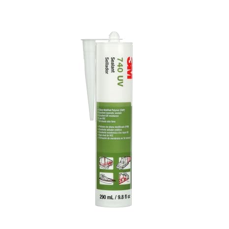 3M Adhesive SEALANT 740 UV, White, 290 ML (00048011628127) (12/Each)