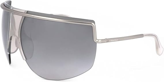 Silver Metal Aviator Sunglasses for Women by Max Mara