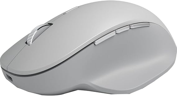 Microsoft Surface Precision 6 Buttons Ergonomic Mouse Wired + Wireless, USB 2.1, Bluetooth 4.0 - FTW-00014