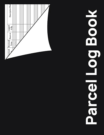 Parcel Log Book: Track and Log Your Residents' Packages