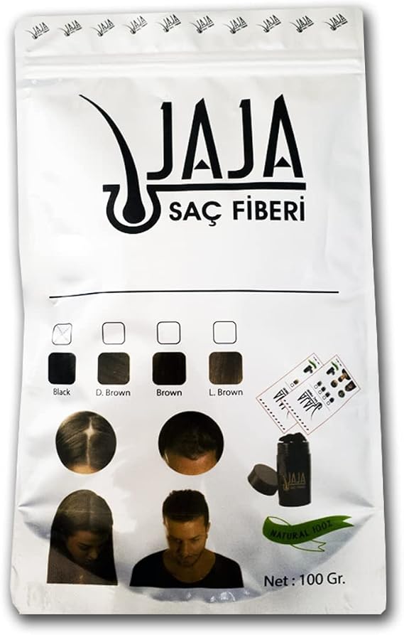 Jaja 100 Gr. Light Brown (Light Brown) Hair Powder, Hair Fiber