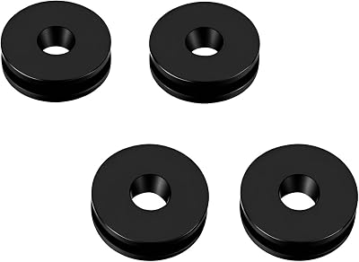 Motorcycle Detachable Windshield Bushing Grommets for Harley Touring Road King FLHR Softail Black#4