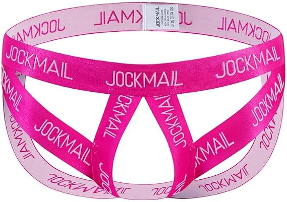 JOCKMAIL Men's Jockstrap Underwear Jock Strap Thongs Athletic Supporters Jockstraps for Men