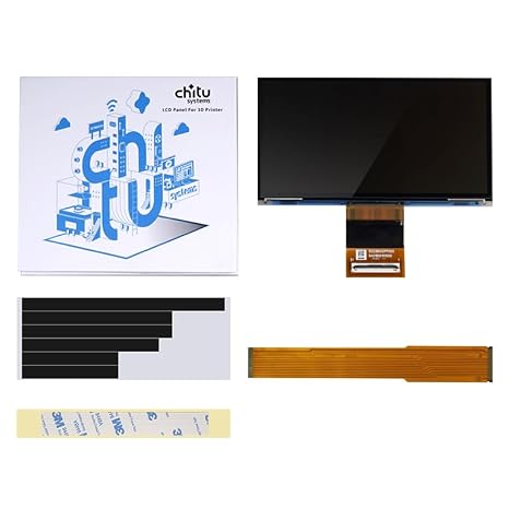 Chitu Systems LCD Screen for ELEGOO Mars 5 Ultra 3D Printer Screen Replacement, 6.8 Inch 9K Monochrome LCD with 8520x4320 Resolution