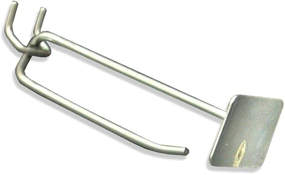 Azar 700824 4-Inch Metal .187-Inch Diameter Scan Hook, 50 Count