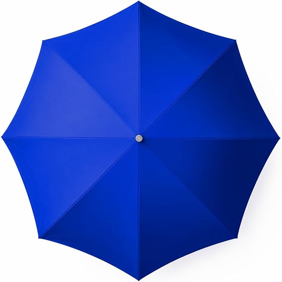 PMU Beach Umbrella 6ft Opens to 72in Multicolor, Lightweight