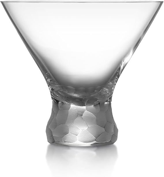 Moser Pebbles Stemless Martini, Clear