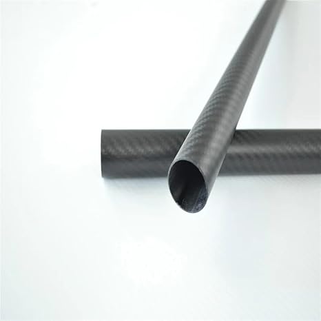 1.5mm Thickness 3K Carbon Fiber Tube OD 8 15 16 18 19 20 22 25 28 30 33 35 38 40 50 60 L500mm RC Airplane Wing DIY(8x5 Plain Glossy)