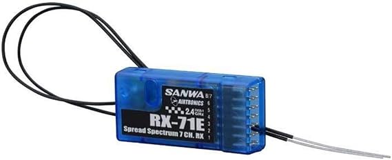 Sanwa Airtronics RX-71E 7-Channel 2.4GHz 4.8V~6.0V Receiver : Air Transmitters