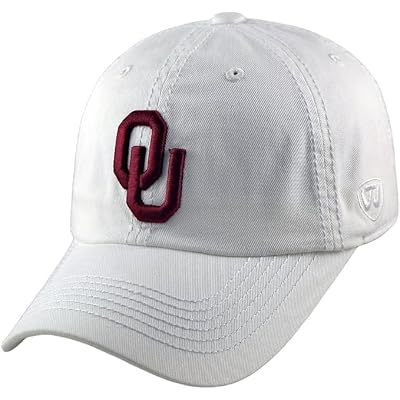 Collegiate White Team Color Adjustable Hats