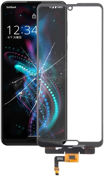 for Sharp Aquos R5G Touch Panel (Black)