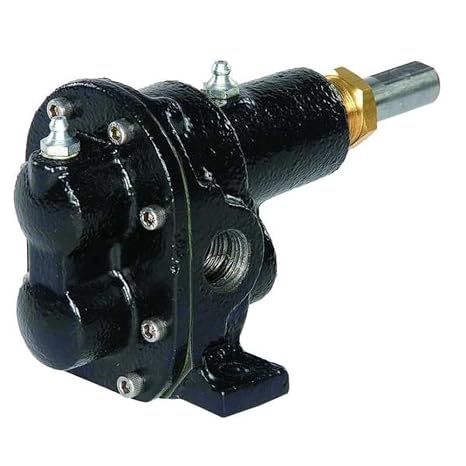 Dayton, 4KHK6, Rotary Gear Pump Head, 1 In., 1 HP