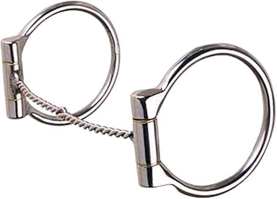 Reinsman 211 Offset Dee | Stage E Western Horse Correction Bit with 2-Piece 1/8" Tiny Twist Stainless Steel Mouthpiece & 3" Dee Cheeks | Advanced Training & Competition Horse Tack