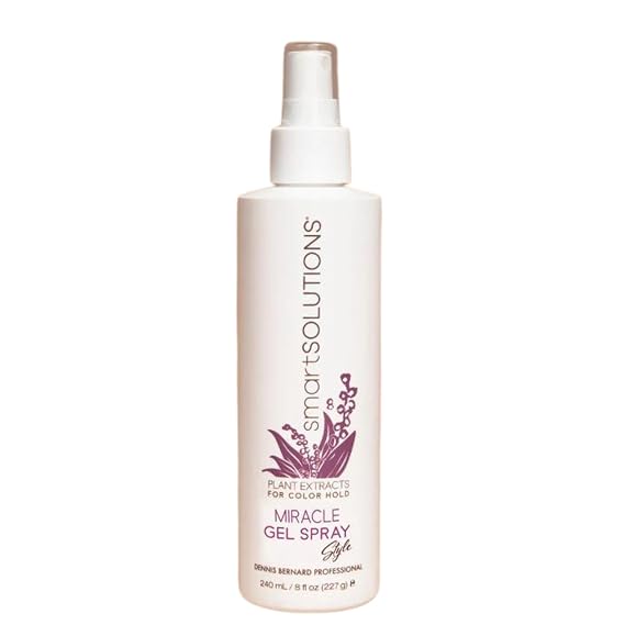SMART SOLUTIONS Miracle Gel Spray, 8 oz | 24-Hour Hold | Non-Flake | Paraben-Free