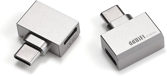DD ddHiFi TC28CPro USB-C to USB-C OTG and Power Adapter for Android Phone, iPad, PC, iPhone 15 Series, Playing While Charging