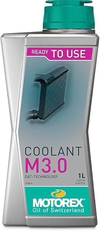 Motorex 198463 Ready to Use M3.0 Ethylene Glycol Coolant, 1 Liter