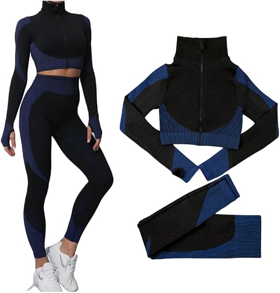 Workout Sets for Women Yoga Set Fitness Suit Exercise Set Running Tight Fitting Quick Drying