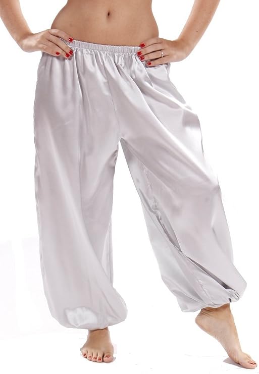 Belly Dance Satin Harem Pants
