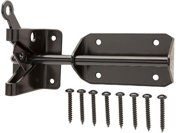 Everbilt Black Heavy Duty Gate Latch